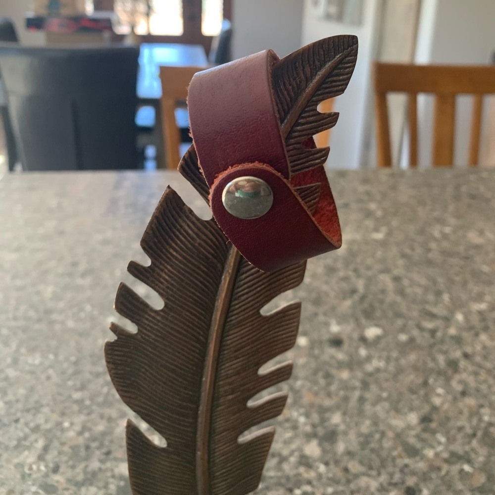 Burgundy Leather Bracelet